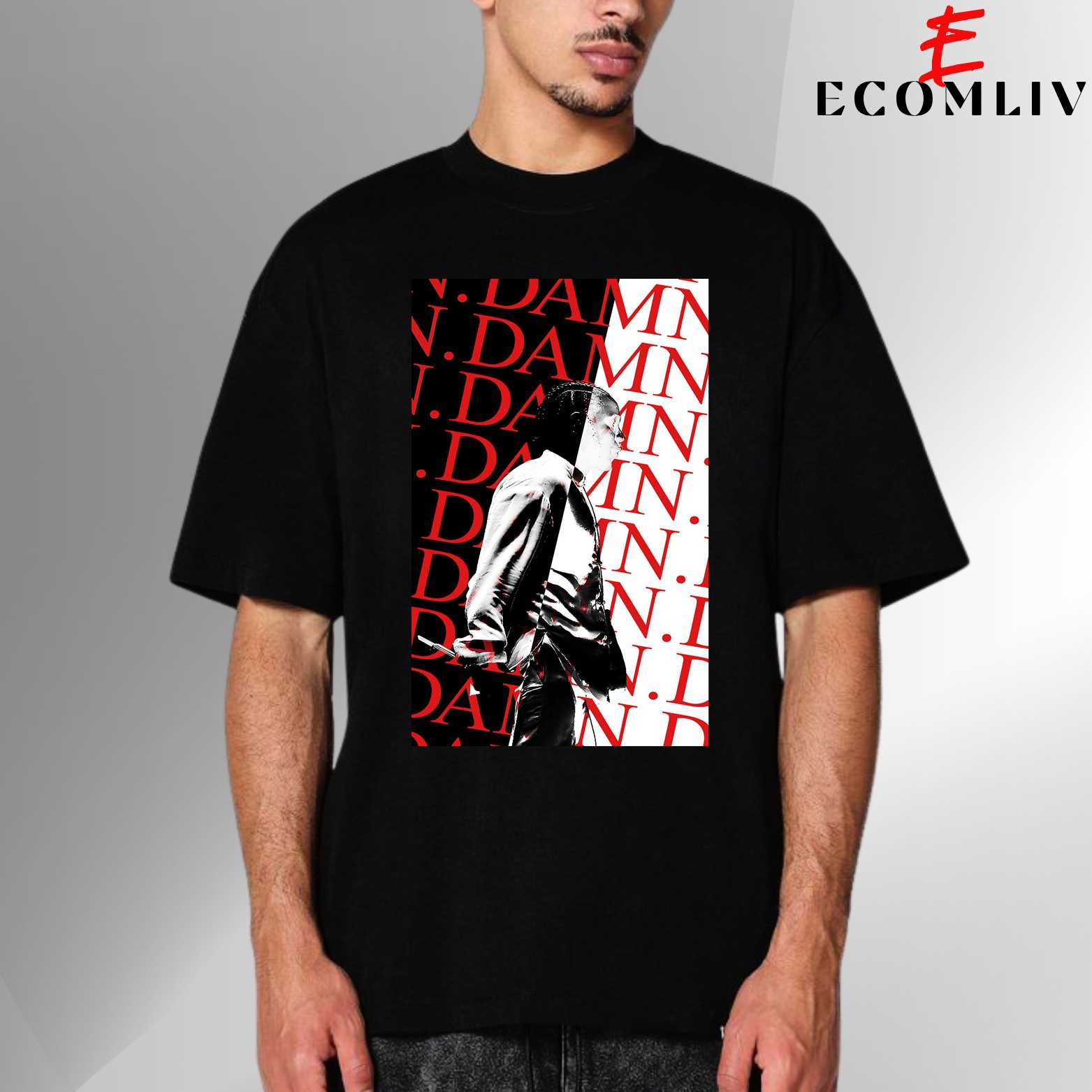Damn Tour T-Shirt, Kendrick Lamar Merch Hip Hop Style T-Shirt